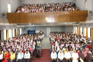 Students and Teachers attending Lecture